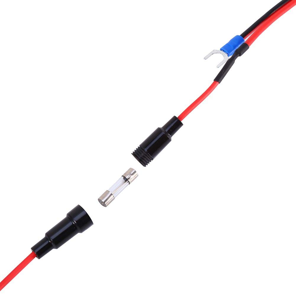 Akozon Caricabatteria USB per manubrio moto, 12 V, impermeabile, con presa USB per accendisigari