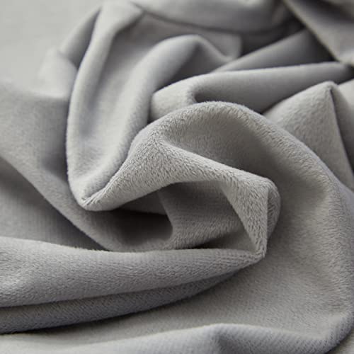 Joyreap Plush Shaggy Comforter Sheet Set Gray, 6 Pieces Luxury Faux Fur Bed In A Bag, Velvet Fluffy Bedding Comforter Set For All Season-Queen Size, 1 Comforter, 1 Bed Skirt, 4 Pillowcases #TOP5