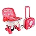 S-TROUBLE 22/18 pièces Semblant Jouer Sac à Dos Valise Chariot Jouets de Maquillage, Princesse Coiffure Simulation Jouet en Plastique pour Filles Cadeau A
