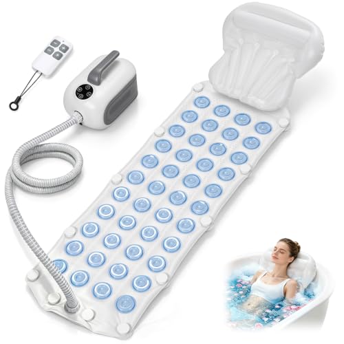 Bath Spa Massage Mat with Heating and Remote Control