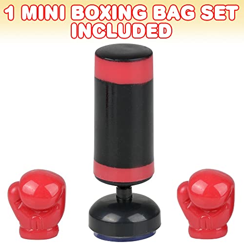 image for ArtCreativity Mini Boxing Bag Set for Kids, 3-Piece Set with 1 Mini Pu