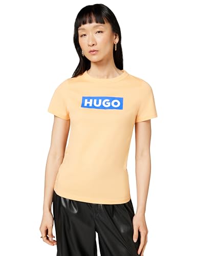 T-Shirt Femme Hugo Classic Tee b la solution coton anti-déformation pour style quotidien