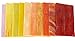 Lanyani 10 Sheets Variety Stained Glass Sheets Pack, 4 x 6 inch Large Cathedral Glass Mosaic Tiles for Crafts, Mixed Fall Colors