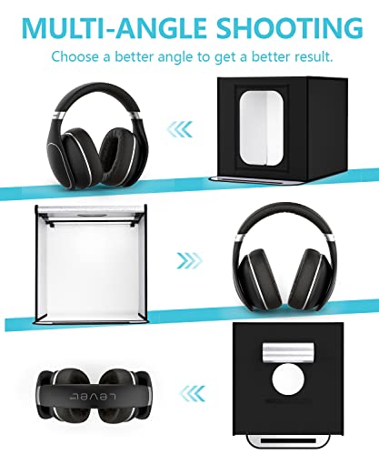 8 Pcs Backgrounds Photo Light Box, Samtian Portable 16X16X16 Inches Photography Studio Light Box Shooting Tent Tabletop Photography Lighting Kit With Brightness Dimmer For Photography #TOP3