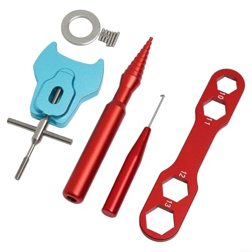 Juego de herramientas de pesca de aleación de aluminio de diseño elegante, perfecto para mantener carretes de cebo (juego de extracción)