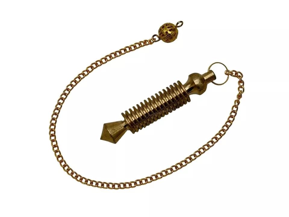 Generic Ibrahim Karim Universal Pendulum Healing Metal Pendulums for Divination Bg16 (1.5 Inch), Medium, Golden