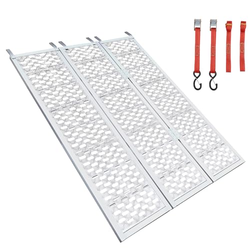 Rampa plegable de aluminio para carga 1500 lbs 77"L x 54"W miniatura 1