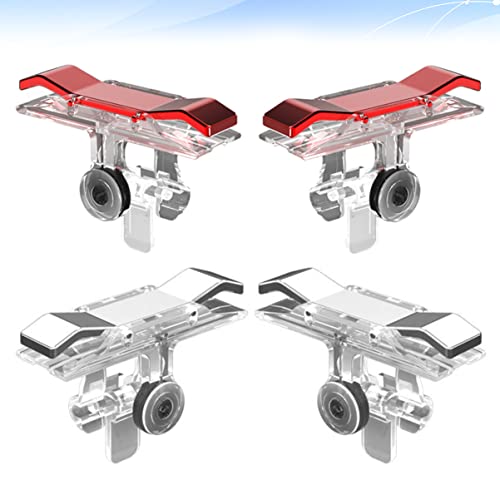 UKCOCO 2pairs Survival Rules Grips Buttons Gaming Out/rules Servival Jostick Joystick Red Conter Gam