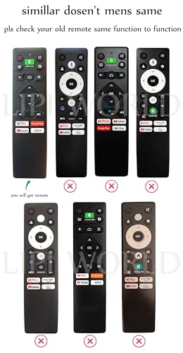 Image of LipiWorld LED Smart Tv Remote Control (No Voice) (Without Voice) (Suitable Panasonic Led Tv Remote Old Exactly Same Will Only Work) Compatible for Panasonic Tv Remote