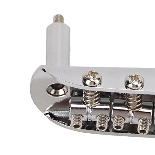 Pont de guitare électrique, fixation ferme de cordier de guitares pour Jazzmaster(Argent) - Les Beatles, Paul McCartney, John Lennon, RIngo Starr, George Harrison Pont de guitare électrique, fixation ferme de cordier de guitares pour Jazzmaster(Argent) – Image 5