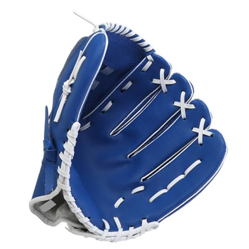 HEMOTON 1Pc PU Baseball Glove for Pitcher Infielder Lightweight Softball Training Glove for Durable PU with Great Protection for Youth Practice Games