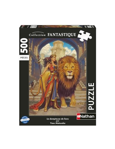 Puzzle 500 pièces : Collection Fantastique La dompteuse de lions Ravensburger Nathan