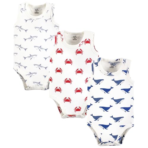 10 Best Baby Tank Bodysuits for Tiny Tots This Summer 7 Touched by Nature unisex-baby Organic Cotton Sleeveless Bodysuits