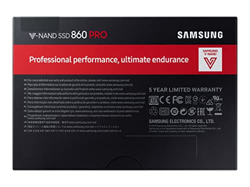 MZ-76P1T0 860 PRO SSD Interno da 1 TB, SATA, 2.5", Nero - Hdd - Immagine 2