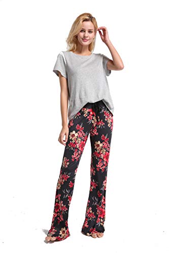 Image of CYZ Womens Casual Stretch Cotton Pajama Pants Simple Lounge Pants