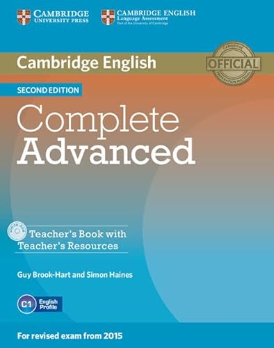 Complete Advanced. Teacher's book. con CD-ROM