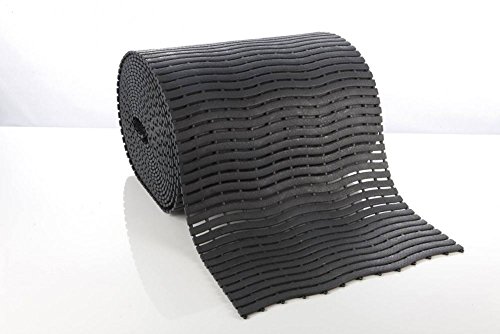 Tapis de sol format rouleau graphite gris antidérapant et robuste Eliga - 2