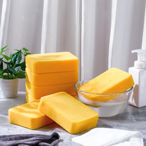 Image of Tioncy 84 Pcs Large Sponges Bulk 7.5 x 5.5 x 1.9 Inch Grouting Car Wash Foam Cleaning and Washing Sponge Commercial Foam Large All Purpose for Cleaning Dishes Car Tile Bike