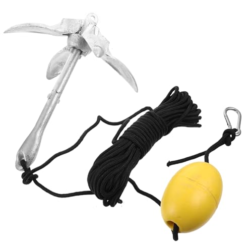 Ancla plegable de garras de metal duradera HEMOTON con cuerda para fijación