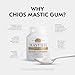 Authentic Chios Mastiha Mastic Gum Powder – 60g Natural Digestive Support Mastic Gum Supplement – Vegan, Allergen-Free