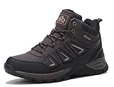 【Forro Térmico Premium】Estos zapatos de invierno para hombre están completamente forrados con piel, el diseño de corte alto permite que el forro de piel completo se envuelva alrededor de tus pies, asegurando que el interior sea cálido y cómodo, cuidando tus pies en el frío invierno.