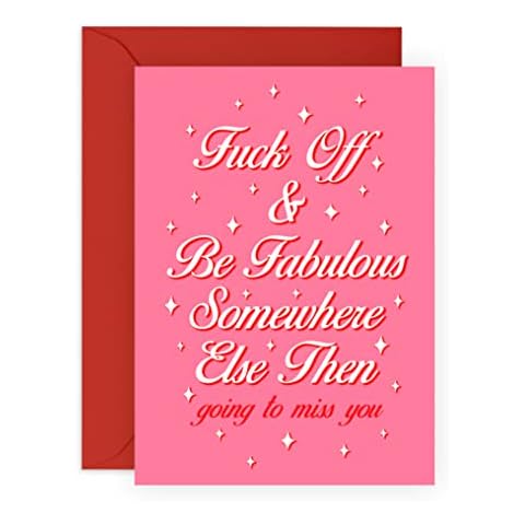 Central 23 Funny Goodbye Card with Stickers Cover