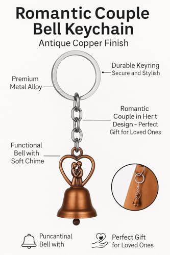 Image of Guardian Bell KeyChain Tibetan Key Chain Good Luck Key Chain