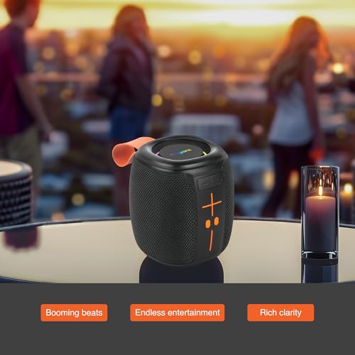 Image of FINGERS SoundNugget-BT6 Portable Speaker (RGB, BT, FM, MicroSD, USB, IPX4)