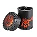 Q-Workshop Flying Dragon Black & red Leather Dice Cup