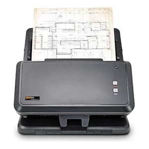 Plustek Wide-Format Color Duplex Document Scanner S30, for Large-Format Document Scan, Scans Wide Up to 12″ and Long Up to 200″, 100-Sheet Duplex Auto Document Feeder