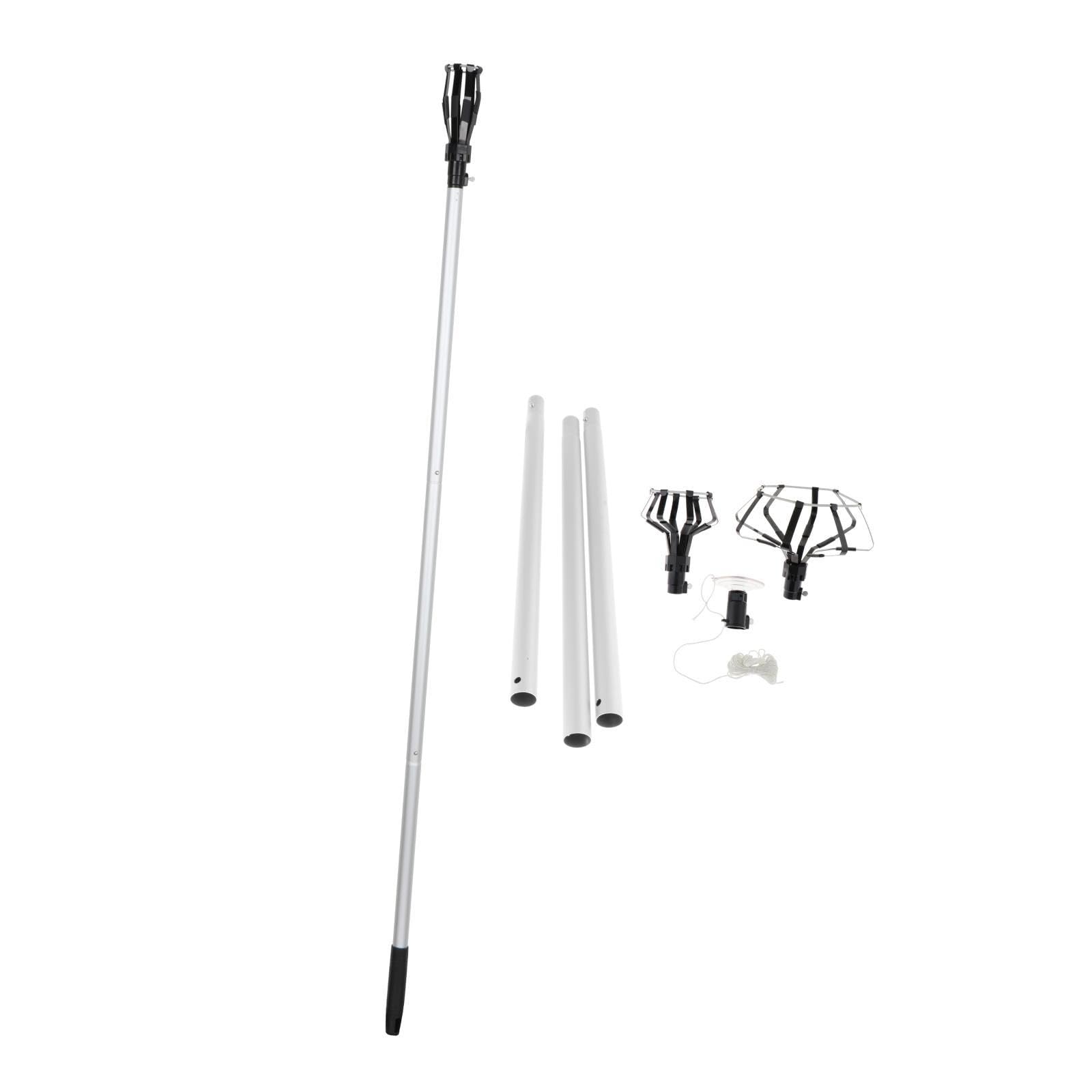 Sharplace Light Bulb Changer for High Ceilings Telescoping Extension Pole Versatile Multipurpose Light Bulb Changing Tool for Ceiling