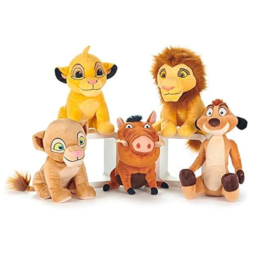 WH Disney, El Rey León Peluche Mufasa, Simba, Nala, Timón, Pumba 25-30 CM (10-12") Modelo a Elegir | Ya disponible en tu tienda friki favorita! En mundofriki.es!