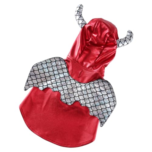 Disfraz rojo para cachorro tamaño M resistente