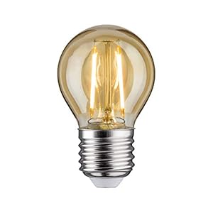 Paulmann 28710 LED-lamp filament druppel 2,6 watt lamp goud 2500 K goudlicht E27