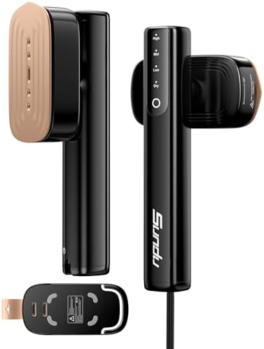 1200W Handheld Steamer for Clothes, 12-Second Heat-up, 100ml Wate...