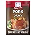 McCormick Pork Gravy Mix, 0.87 oz, Homemade No-Lump Gravy in Just Five Minutes, Add Flavor to Your Favorite Dishes Without Adding Fat, No MSG