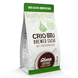 Crio Bru Ghana Light Roast 24oz (1.5 lb) Bag | Natural Healthy Brewed Cacao Drink | Great Substitute to Herbal Tea and Coffee | 99% Caffeine Free Gluten Free Whole-30 Low Calorie Honest Energy