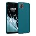 Produktbild kwmobile Hülle kompatibel mit Samsung Galaxy A22 5G Hülle - weiches TPU Silikon Case - Cover geeignet für kabelloses Laden - Petrol matt