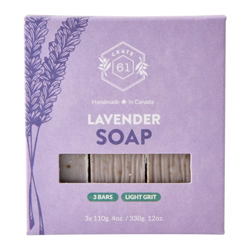 Crate 61 Organics LAVENDER3PK Handmade Vegan Natural Bar Soap Cold Pressed thumb #4