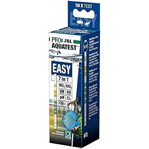JBL 2414400 Aquarienwasser-Teststreifen, 50 Teststreifen, PROAQUATEST EASY 7in1 Cover