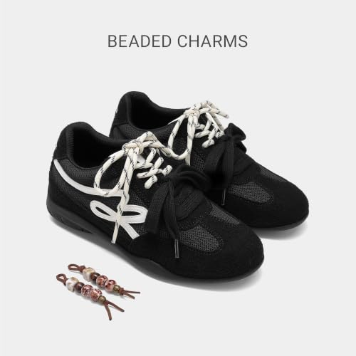 DREAM PAIRS Women's Retro Platform Sneakers Walking Shoes,Black,8.5 - image 4