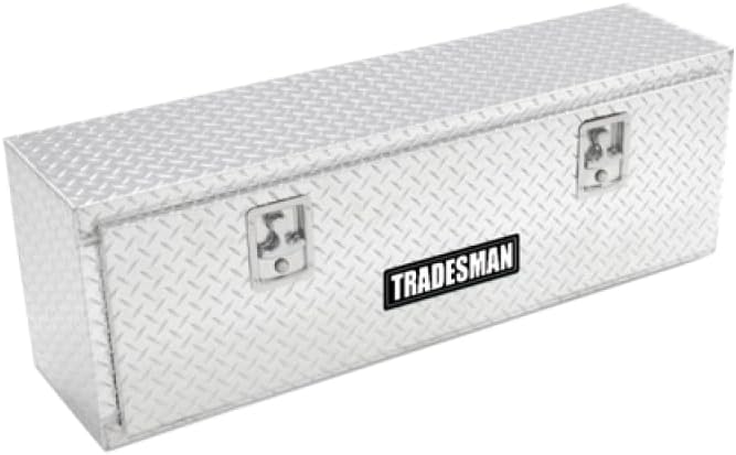 Tradesman 8172T 72-Inch Aluminum Top Mount Truck Tool Box, Diamond Plated, Silver