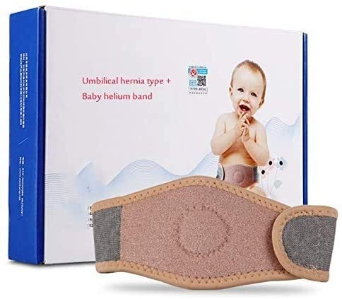 Braguero para Hernia Umbilical, Banda para el Vientre del bebé, Carpeta para Hernia Abdominal Infantil, Soporte Ajustable, cinturón para Hernia