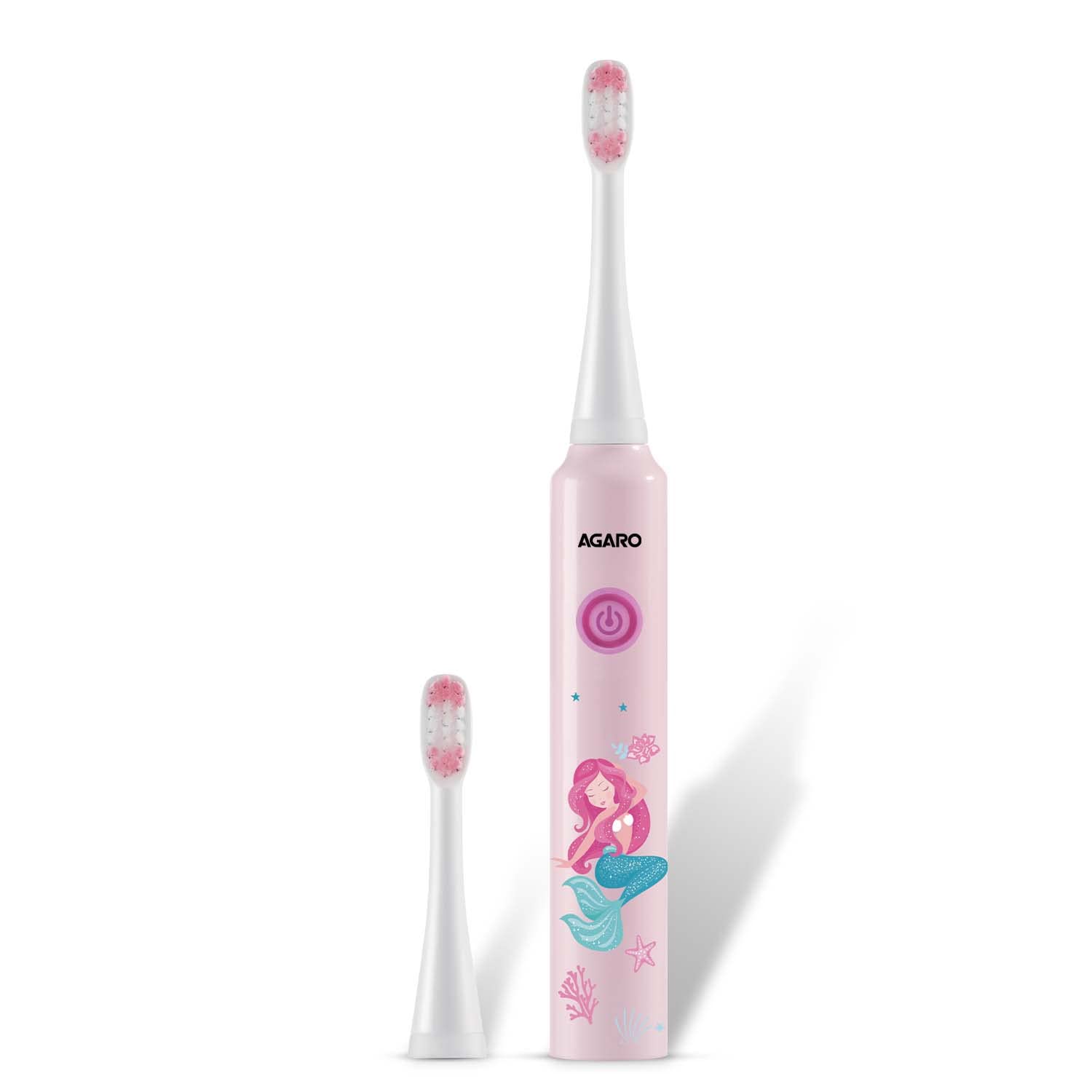 AGARO Rex Dlx Sonic AA Battery Electric Toothbrush For Kids With 6