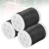 BJHYIZ 3 Stück Bogensehne, 120 m Haltbare Bogenschnur Bogenschießen Nylonschnur Umhüllungsfaden Bogenschießen Servierfaden für Hunting Recurvebogen Bowstring Bogenschießenzubehör