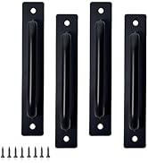 Galdexi 4 Pack Barn Door Handles, 5" Hole Center Sliding Door Handle, Modern Kitchen Cabinet Hand...