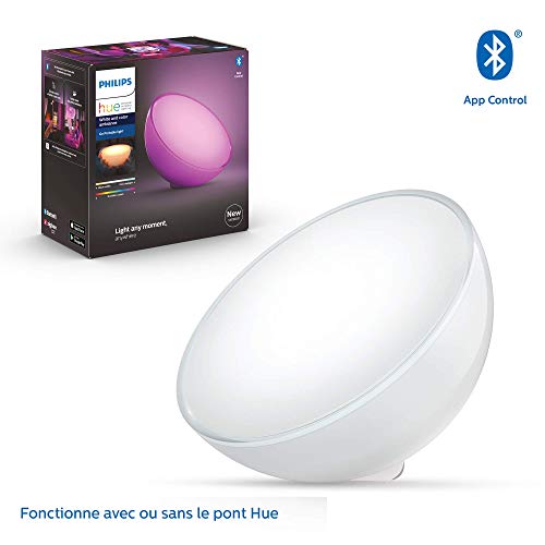 Philips Hue Go Lampe portable connectée White And Color Compatible Bluetooth, Fonctionne avec Alexa