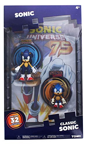 Sonic Collector Series 2 Figure Pack with Classic Sonic and Modern Sonic...