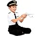 KAKALVER Kids Pilot Costume for Boys Airline Captain Pilot Uniform for Boys’ Career Day Dress Up Airline Costume Gifts