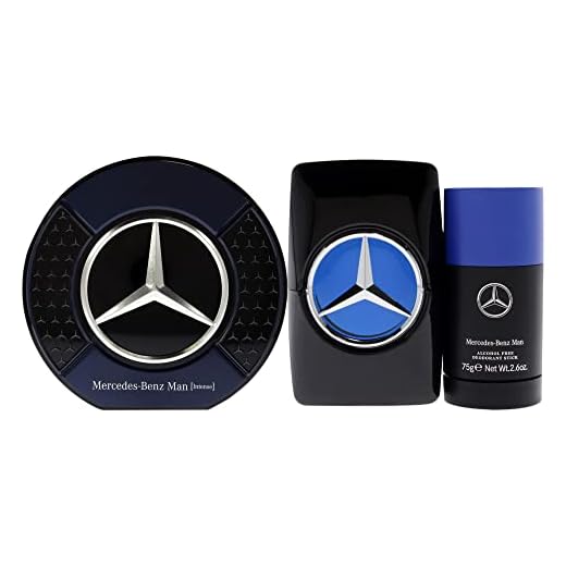 Mercedes-Benz Mercedes-Benz Intense For Men 2 Pc Gift Set 3.4 oz EDT Spray, 2.6oz Alcohol Free Deodorant Stick
